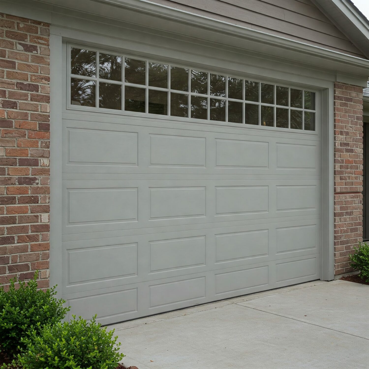Garage door with broken torsion spring repaired in Prosper, TX