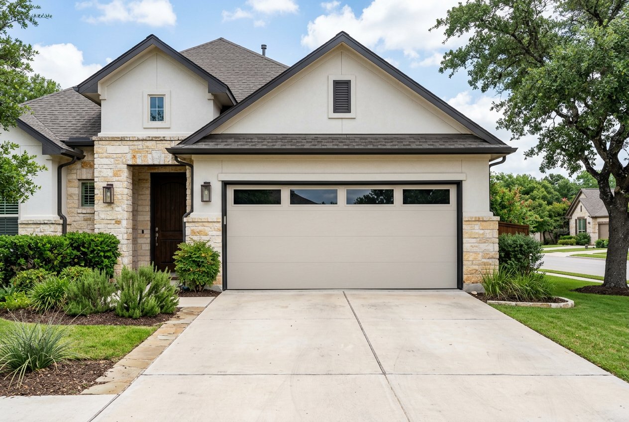 New garage door installation completed in Prosper, TX